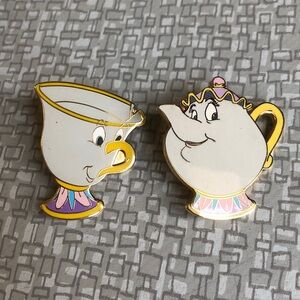 Disney’s Beauty & the Beast Mrs Potts & Chip Tea Cup Pins